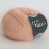 Пряжа SEAM VIRGINIA ( 08  персик) Состав: 30% мохер 40% акрил 30% нейлон; 25г/225м