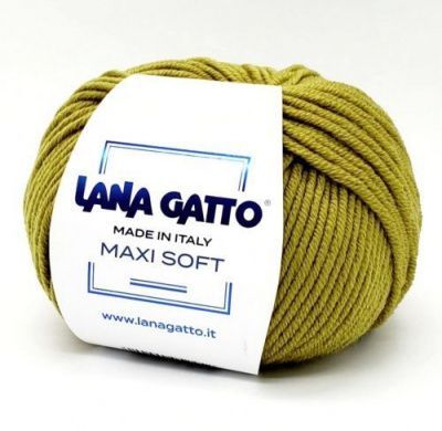 Lana Gatto Maxi Soft ( 08564) 100% меринос экстрафайн 50 г/90 м