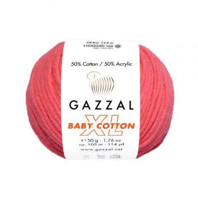 GAZZAL  BABY COTTON XL  3458 - 50% Хлопок, 50% Акрил 50 г/105 м